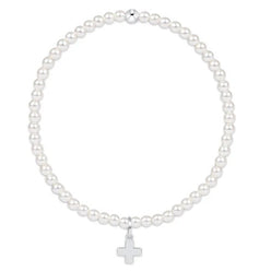 Classic Pearl 3mm Bead Bracelet