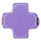 egirl Signature Cross Gold Pattern 3mm Bead Bracelet with Purple crosses.