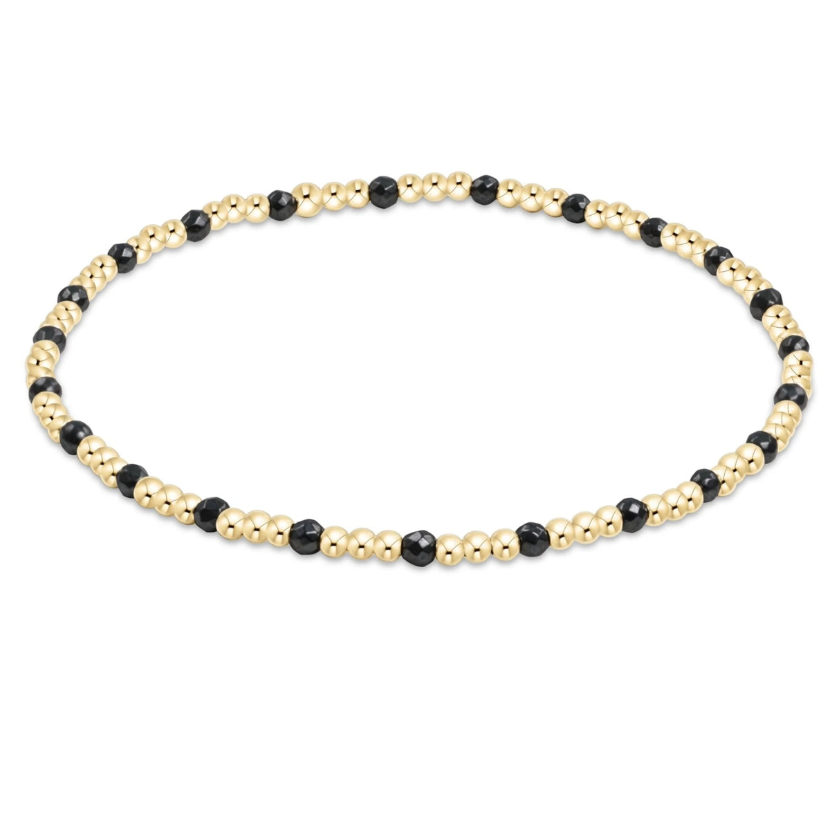 enewton Extends - Gemstone Gold Sincerity Pattern 2mm Bead Bracelet