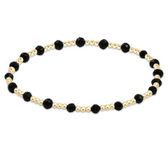 enewton Extends - Gemstone Gold Sincerity Pattern 3mm Bead Bracelet