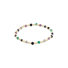 enewton Extends - Gemstone Gold Sincerity Pattern 3mm Bead Bracelet