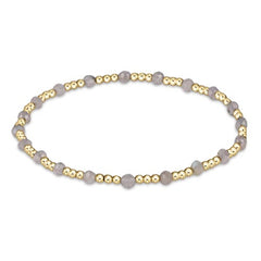 enewton Extends - Gemstone Gold Sincerity Pattern 3mm Bead Bracelet