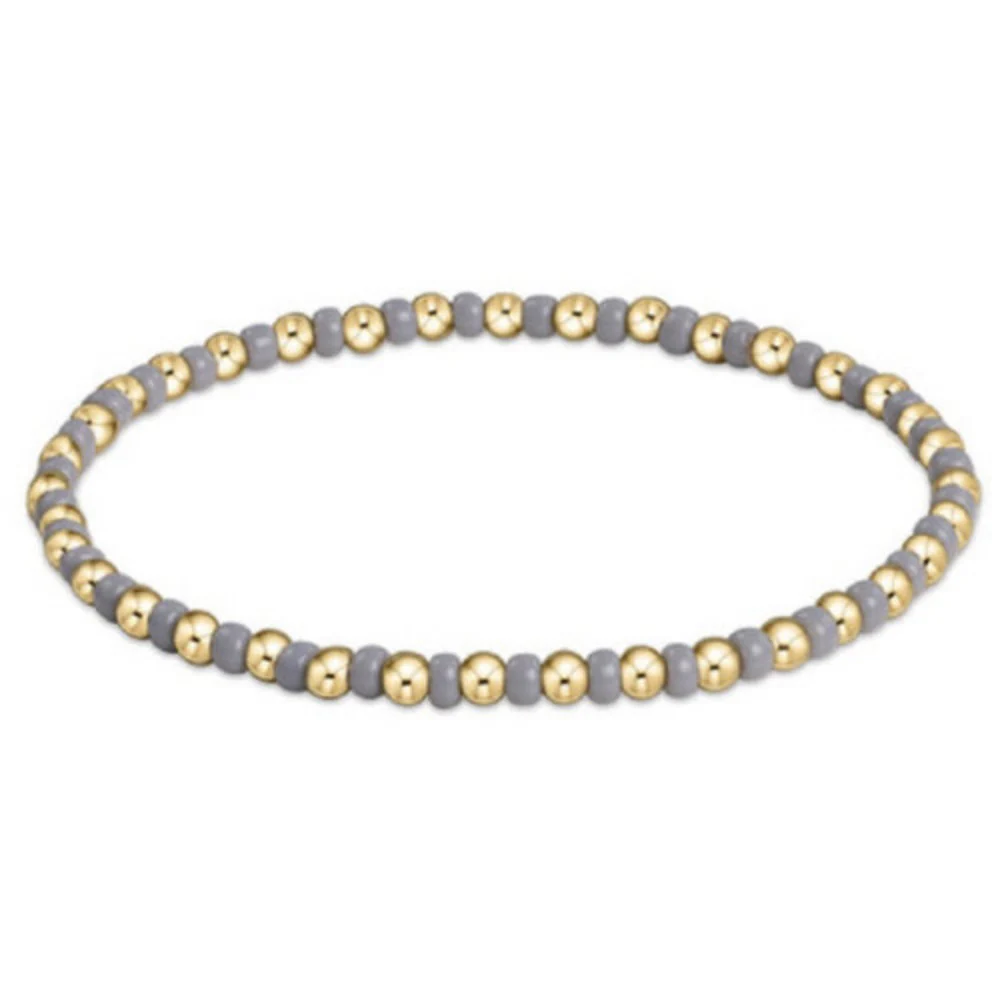 Gold and grey bead bracelet from enewton.