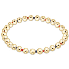 Hope Grateful 5mm Bead bracelet - Firecracker