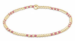 Hope Joy Pattern 2mm Bead Bracelet