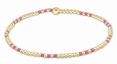 Hope Joy Pattern 2mm Bead Bracelet