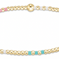 Hope Joy Pattern 2mm Bead Bracelet