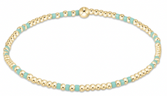 Hope Joy Pattern 2mm Bead Bracelet
