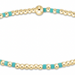 Hope Joy Pattern 2mm Bead Bracelet