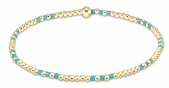 Hope Joy Pattern 2mm Bead Bracelet