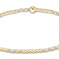 Hope Joy Pattern 2mm Bead Bracelet