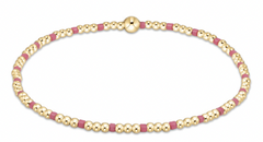 Hope Sincerity Pattern 2mm Bead Bracelet