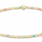 Hope Sincerity Pattern 2mm Bead Bracelet