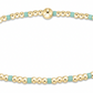 Hope Sincerity Pattern 2mm Bead Bracelet