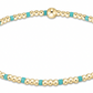Hope Sincerity Pattern 2mm Bead Bracelet