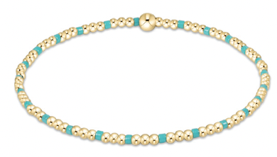 Hope Sincerity Pattern 2mm Bead Bracelet