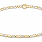Hope Sincerity Pattern 2mm Bead Bracelet