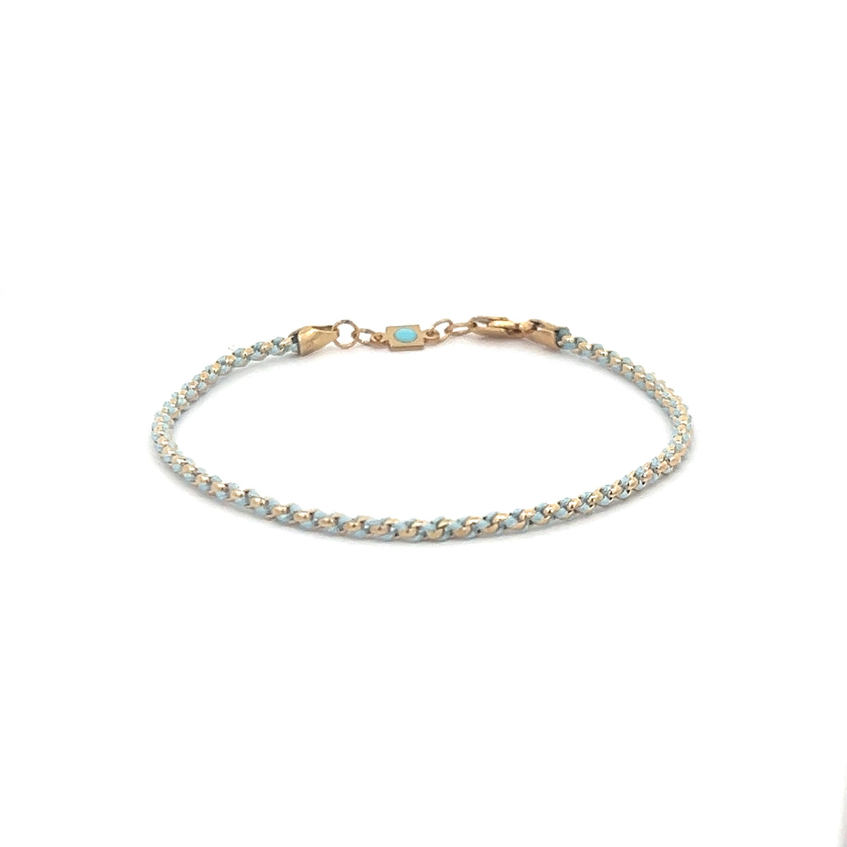 enewton Hope Together Bracelet in Blue Ice, woven bracelet with clasp