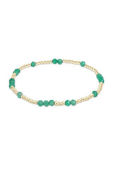 Hope Unwritten Gemstone Bracelet in Green Onyx.