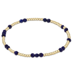 Hope Unwritten Gemstone Bracelet in Lapis.