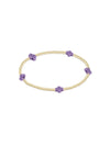 egirl Signature Cross Small Gold Pattern 2mm Bead Bracelet