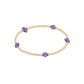 Signature Cross Small Gold Pattern 2mm Bead Bracelet