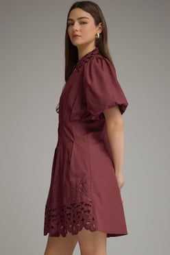 Rosalie Eyelet Mini Dress