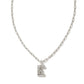 Kendra Scott Crystal Letter "E" Short Pendant Necklace.