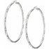 Grande Hoop Charm Earrings Front View