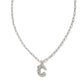 Kendra Scott Crystal Letter "C" Short Pendant Necklace.