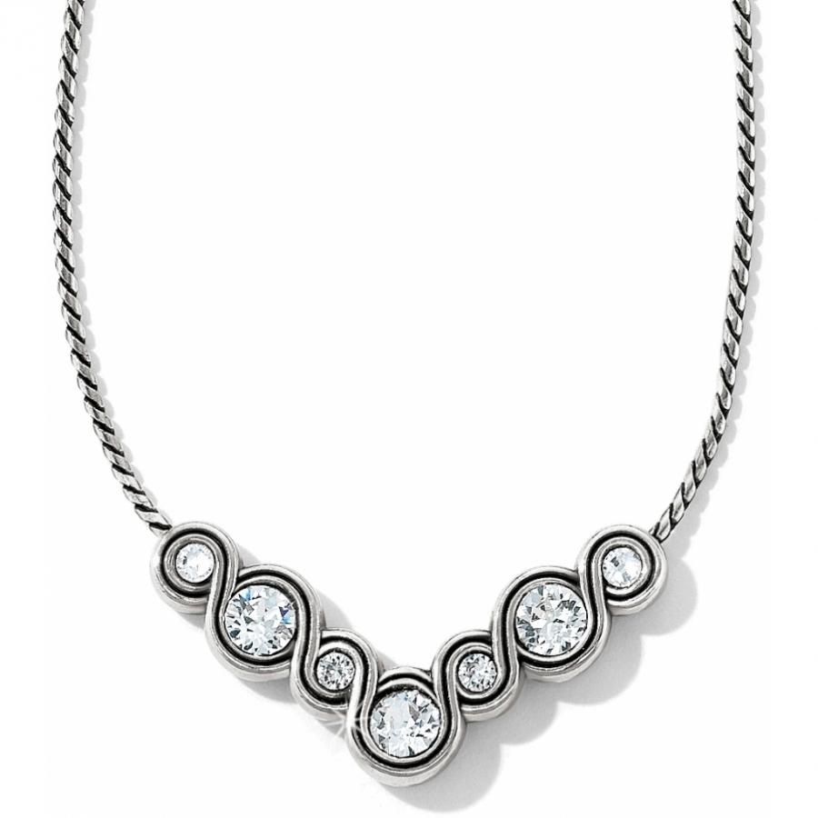Infinity Sparkle Necklace Front View