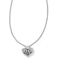 Alcazar Heart Necklace Silver