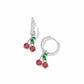 Cherry Huggie Earrings
