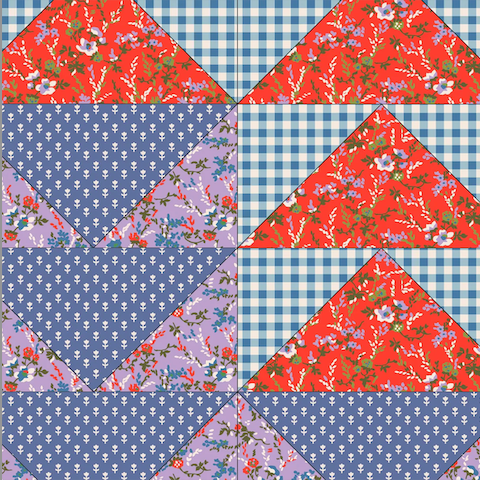 Flying Geese Patchwork