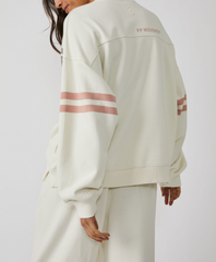 Free People All Star Pullover Logo | White Combo