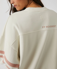 Free People All Star Pullover Logo | White Combo