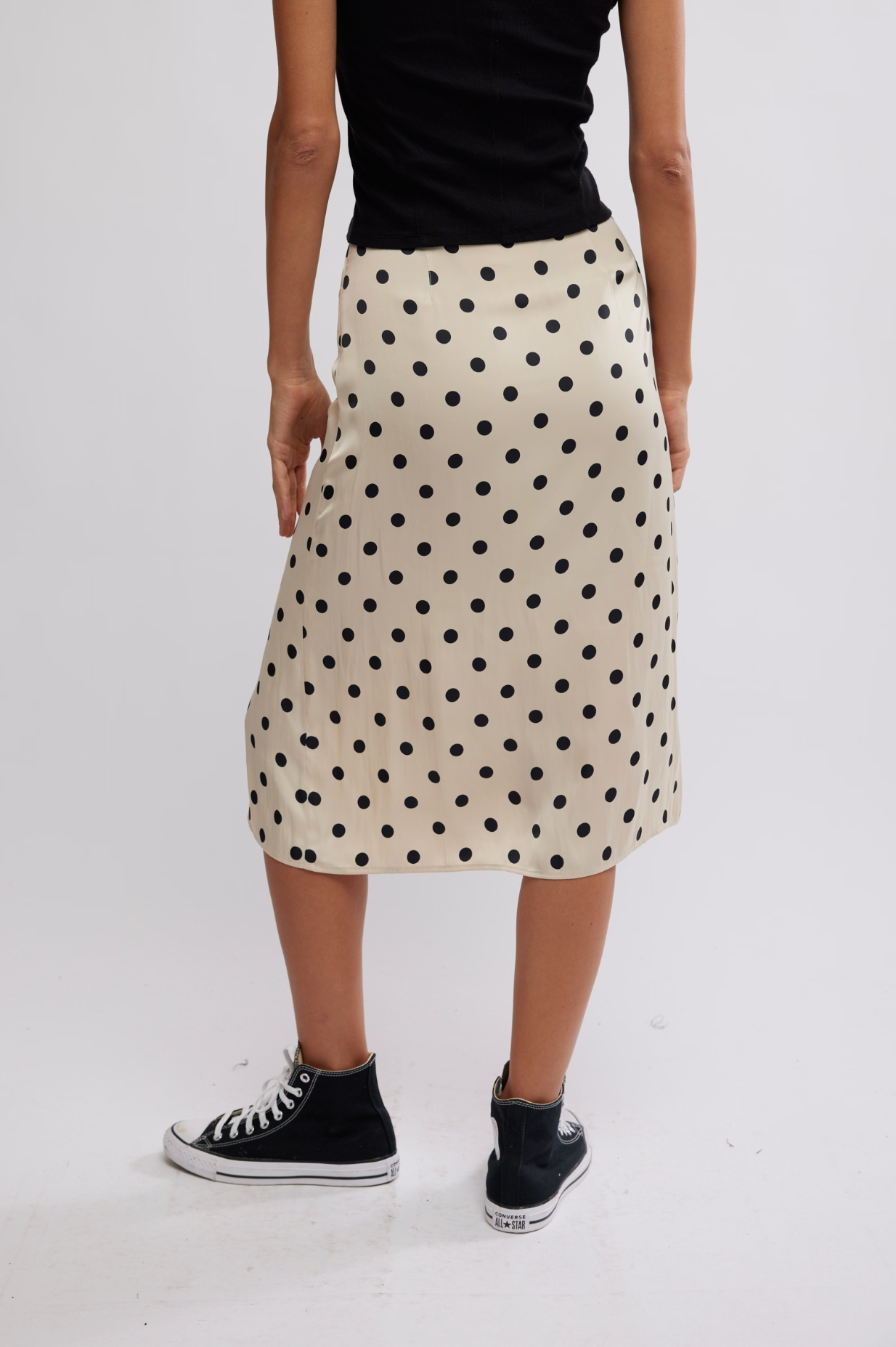 Free People Analise Printed Midi Skirt | Cream Combo