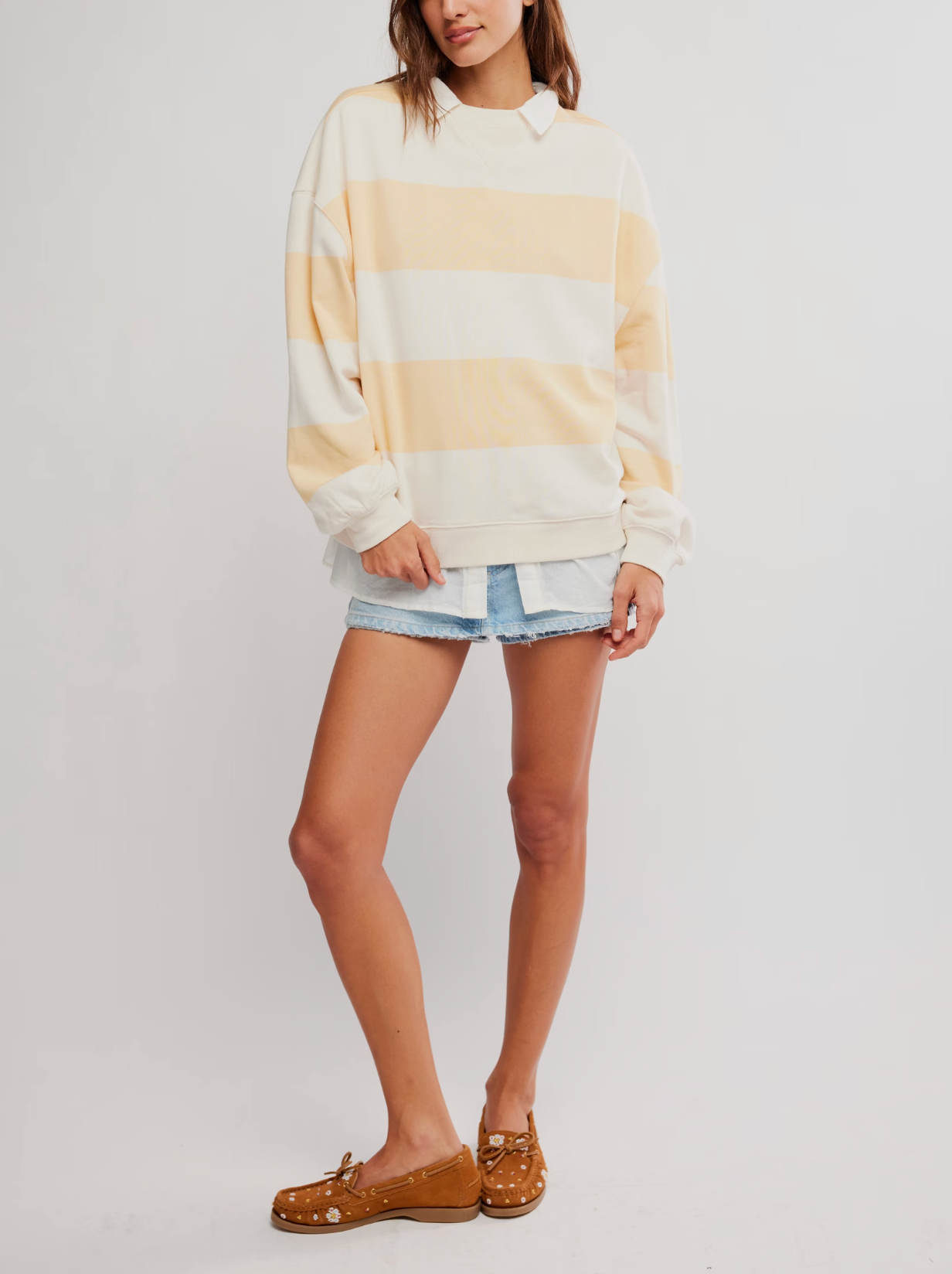 Classic Stripe Crew Wide