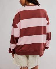 Classic Stripe Crew Wide