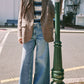Frankie Cable Striped Pullover