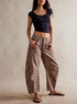 Free People brand barrel brown women&