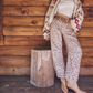 Free People brand barrel brown women's pants.