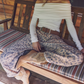 Free People brand barrel brown women's pants.