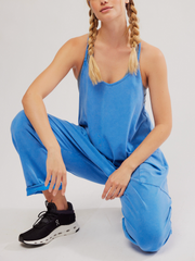 Free People Hot Shot Onesie | Riviera Blue