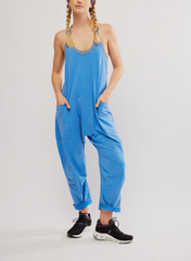 Free People Hot Shot Onesie | Riviera Blue