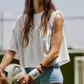 Free People Inspire Tee | White