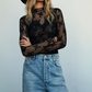 Free People Lady Lux Layering Top | Black