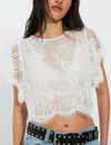 Lunar Ash Lace Top