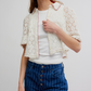 Mannie Lace Button Down