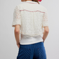 Mannie Lace Button Down